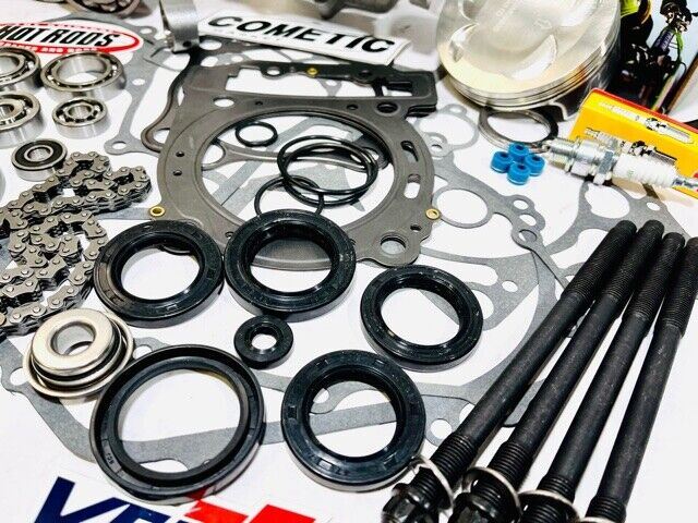 Rhino Grizzly 660 Stock Bore Cylinder Complete Motor Engine Rebuild Assembly Kit - Image 5