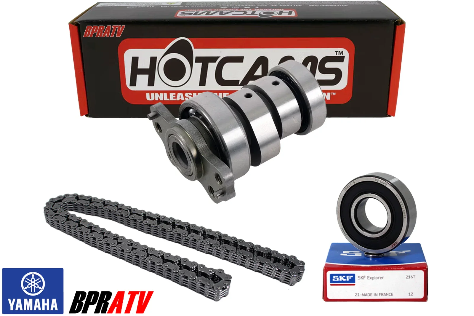 Rhino Viking YXR 700 Stage 3 Three Hot Cams Hotcams SKF Bearing Timing Chain Kit - Image 4