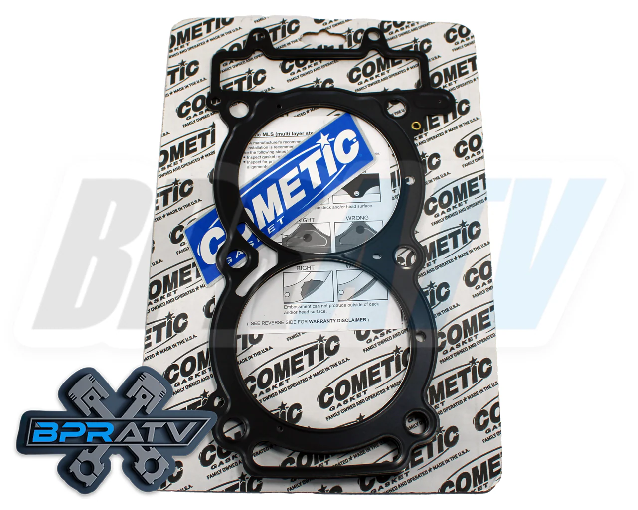RZR XP 1000 WISECO 93mm Stock OEM Bore Piston Rings Set Pair Cometic Top End Kit - Image 5