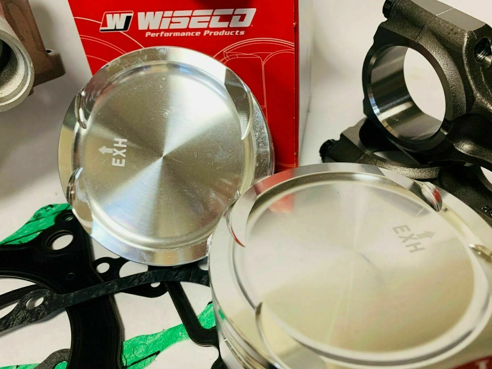 RZR XP 900 Stock Bore Hi Comp Race Gas Pistons Rebuilt Top End Rebuild Parts Kit - Image 4