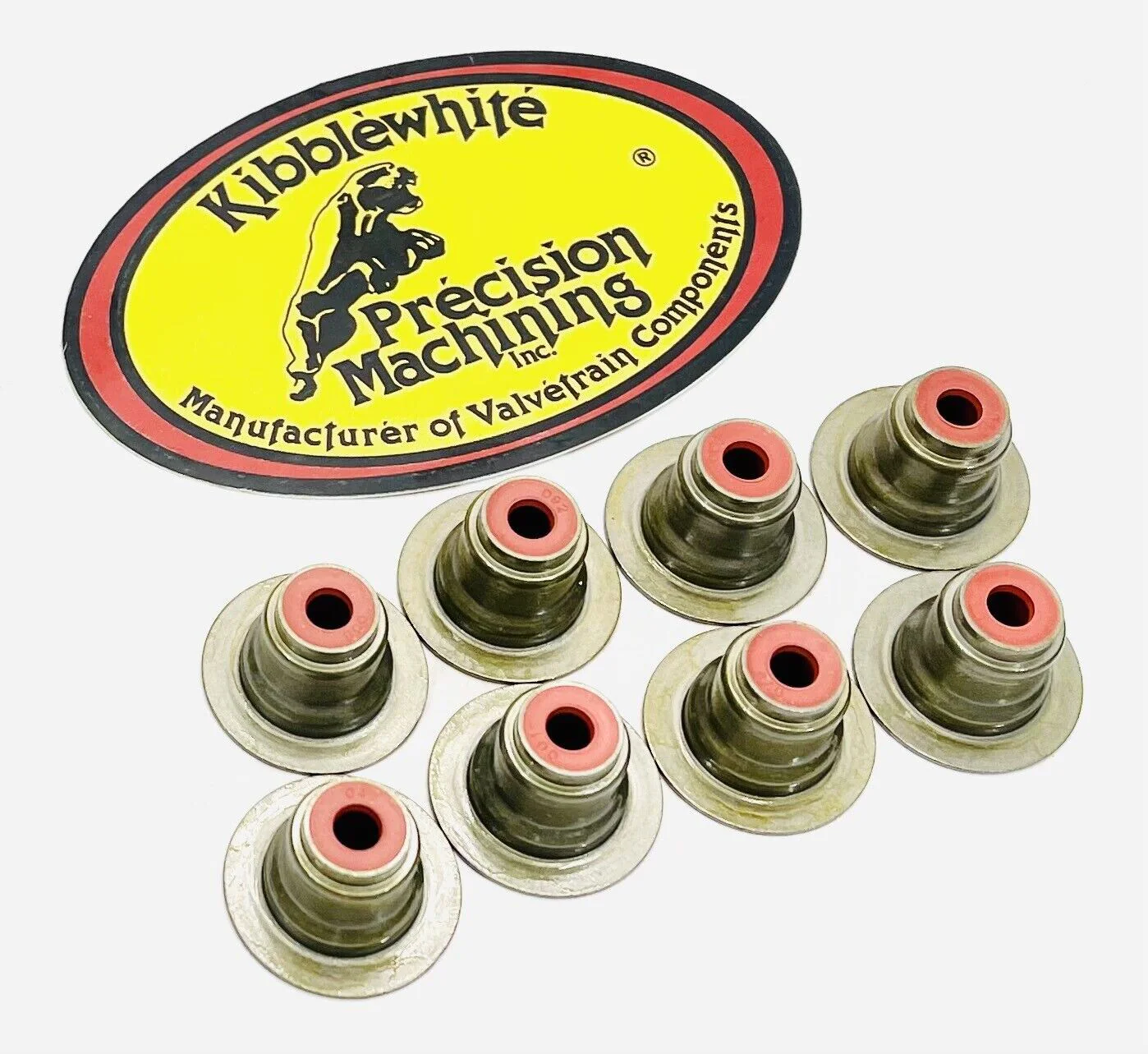 RZR XP Turbo A S4 Kibblewhite Valve Stem Seals Complete Set RED Viton Seal Kit 8 - Image 3