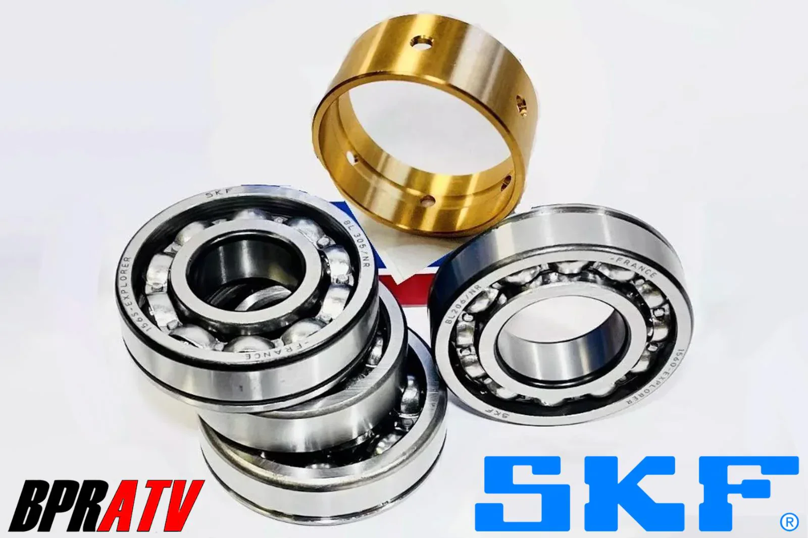 Sportsman 570 EPS Trail Utility Premium SKF Crank Balancer Bearings Bearing Kit - Image 2
