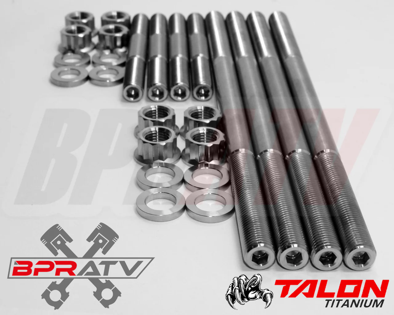 Polaris Sportsman Ranger 500 Complete Titanium Cylinder Head Crankcase Stud Kit - Image 4