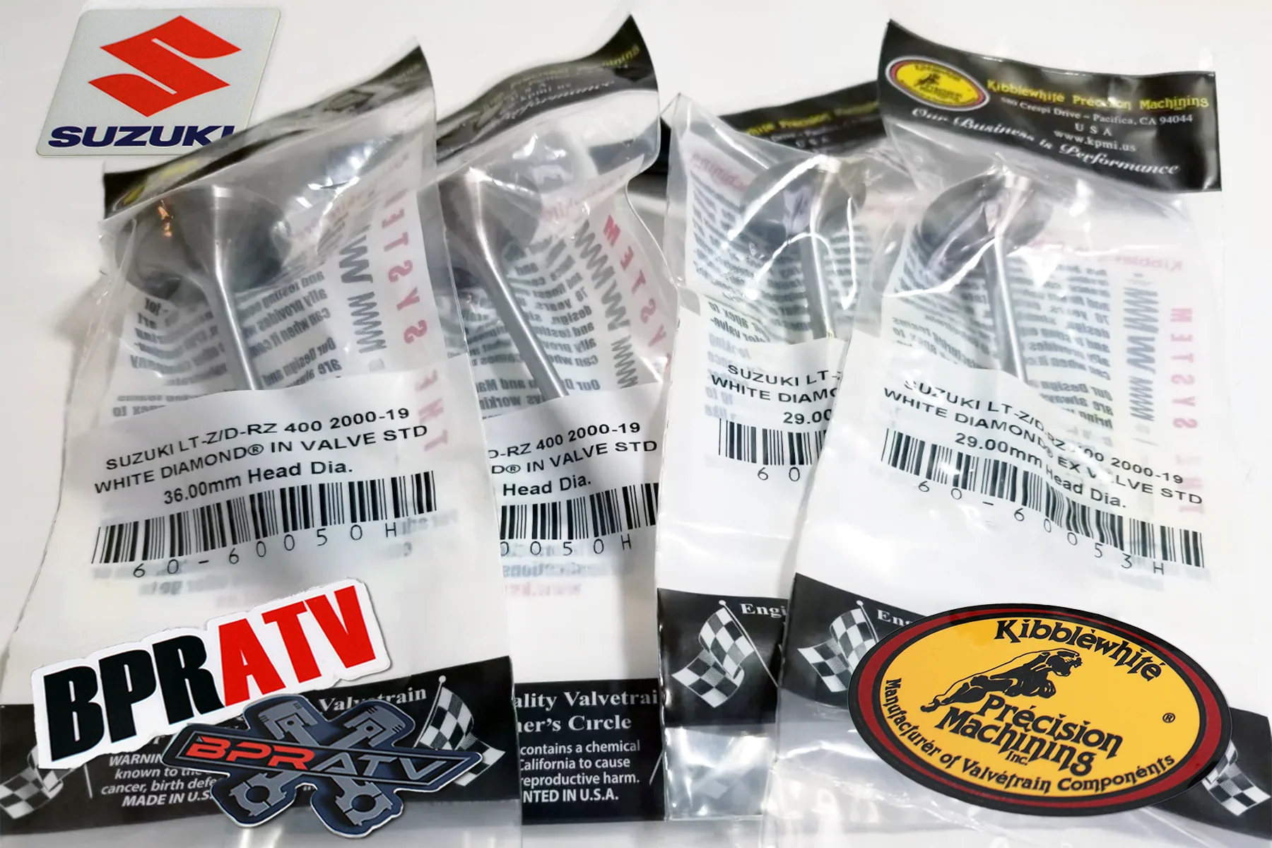 Suzuki DRZ400 DRZ 400 400 E S SM Kibblewhite Intake Exhaust Valves Springs Seal - Image 3