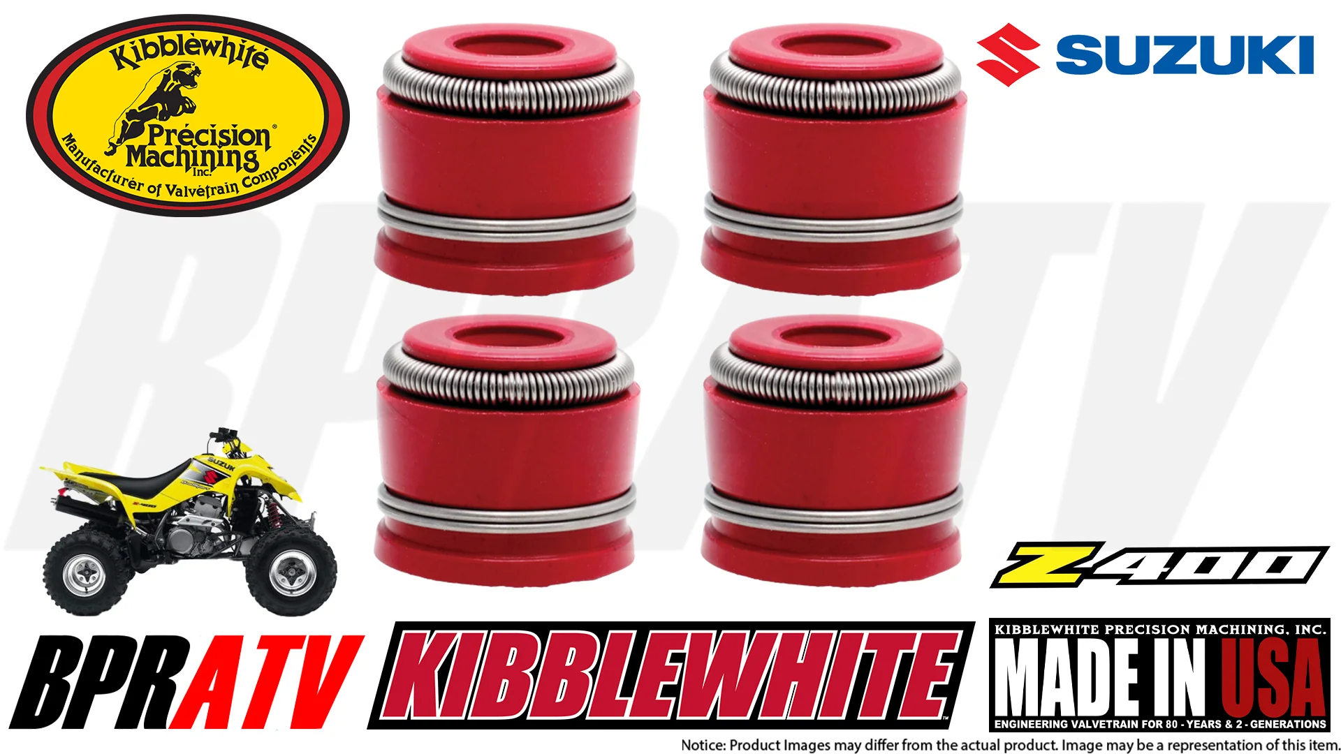 Suzuki DRZ400 DRZ 400 DR-Z Kibblewhite Viton Valve Stem Seals Seal Set of 4 Four - Image 13