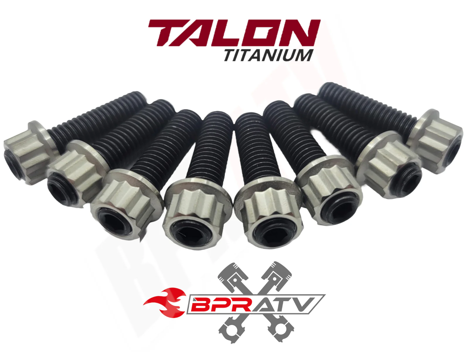 Suzuki GSX 600F 750F R750 GSX-R1100 Exhaust Stud Gasket TITANIUM Nuts Repair Kit - Image 2