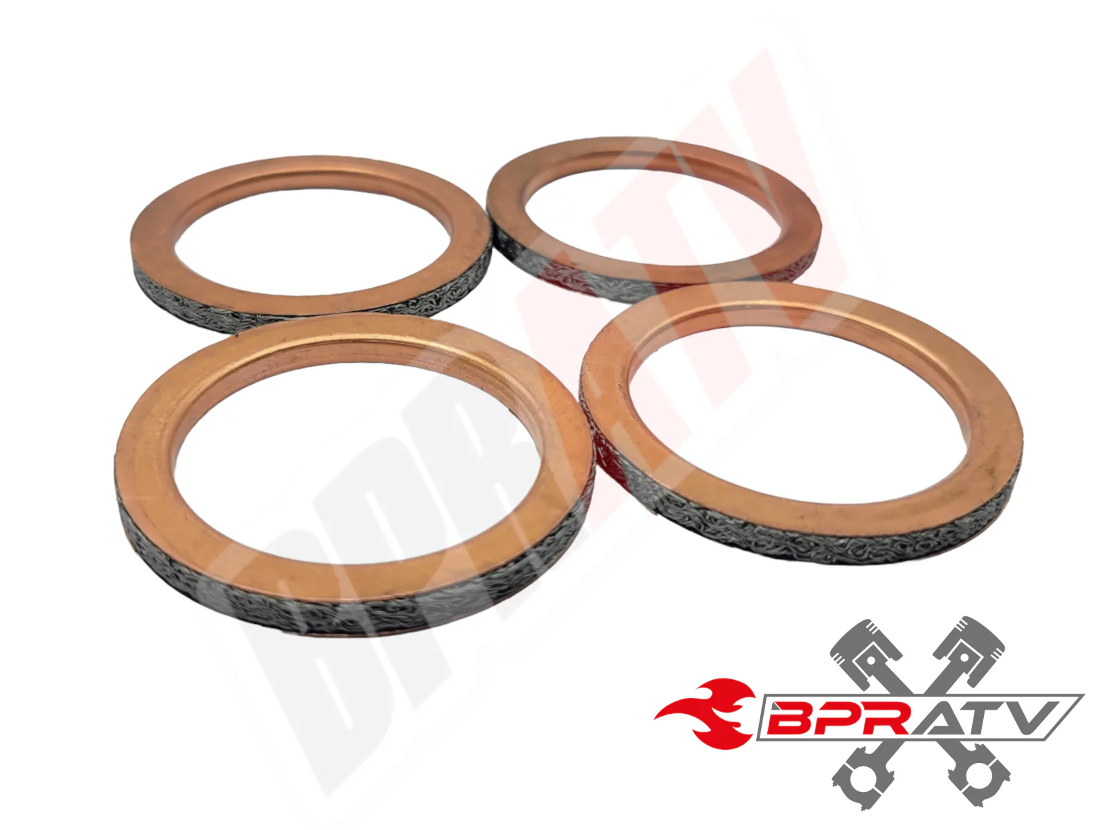Suzuki GSX 600F R750 750F GSX-R1100 TITANIUM Exhaust Manifold Gasket Repair Kit - Image 4