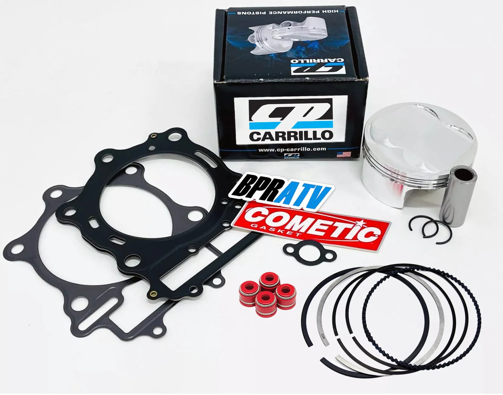 Suzuki King Quad LTA 700 750 104mm 104 Stock Big Bore 11.5:1 CP Piston Gaskets - Image 2