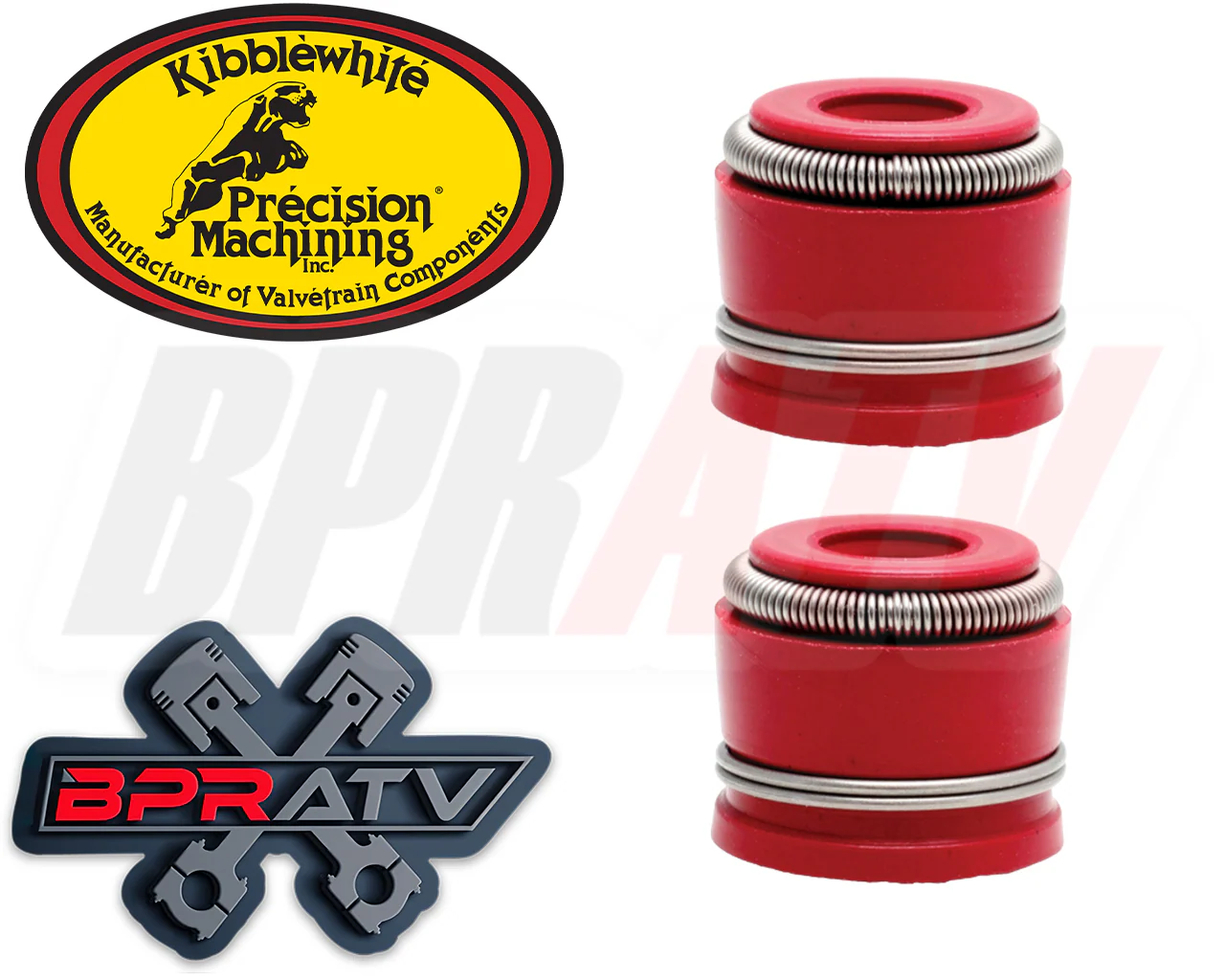 Suzuki KingQuad LTA700 LT-A 700X Kibblewhite Valves Springs Spring Kit RED Seals - Image 11