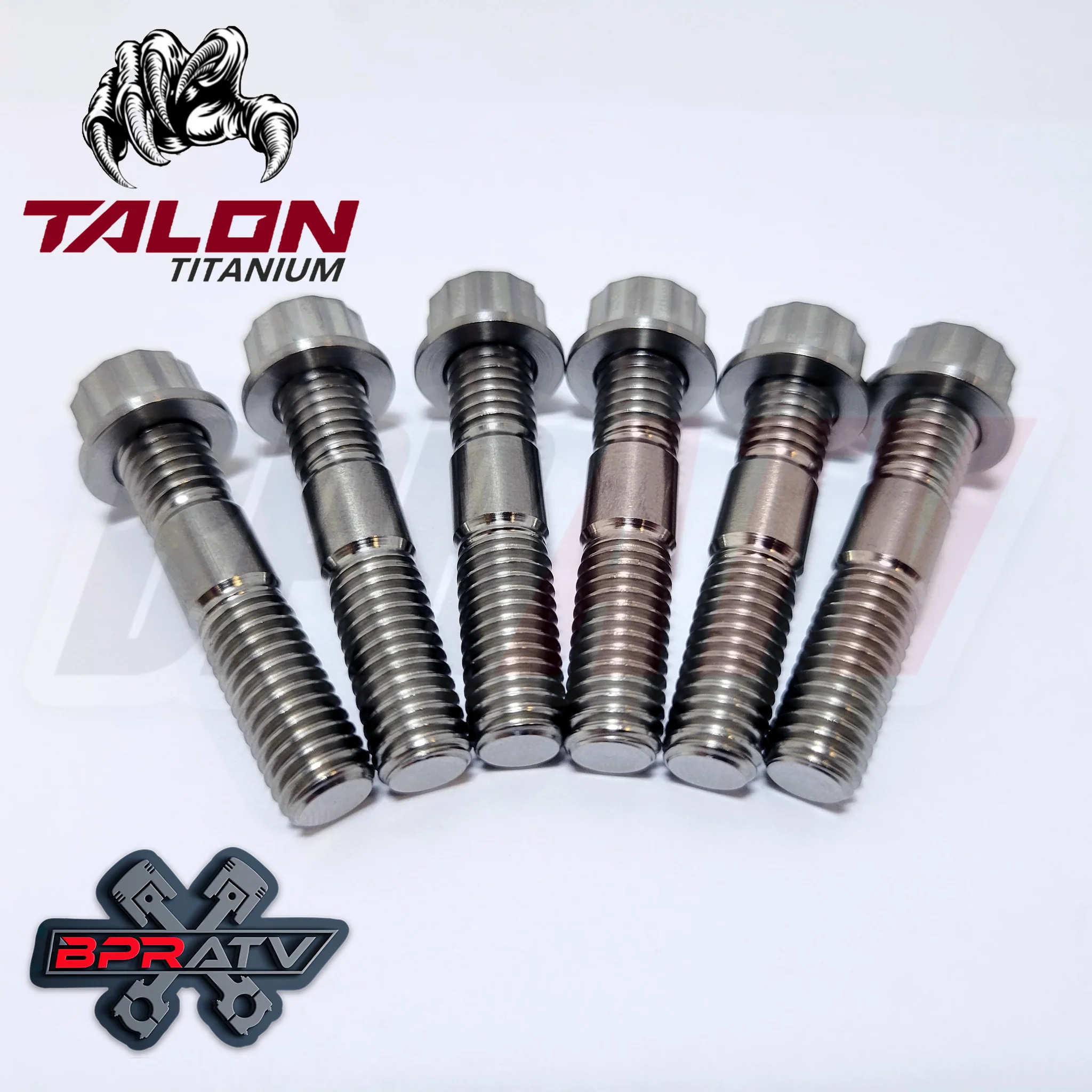 Suzuki LT250 LT 250R F/G Quadracer Titanium Head Studs Stud Bolt Upgrade Kit Set - Image 6