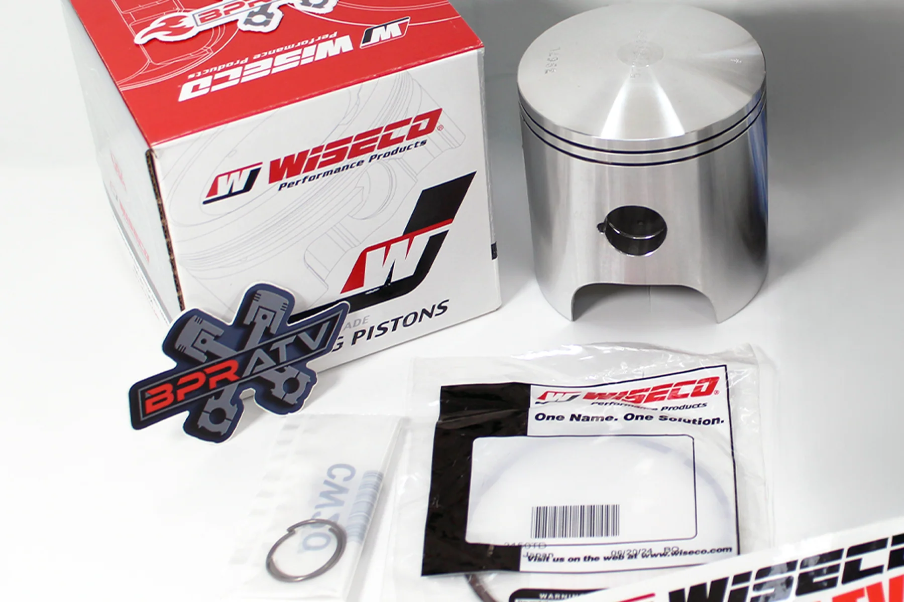 Suzuki LT80 Kawasaki KFX80 OEM Stock Bore Wiseco 50mm Piston Gasket Rebuild Kit! - Image 12
