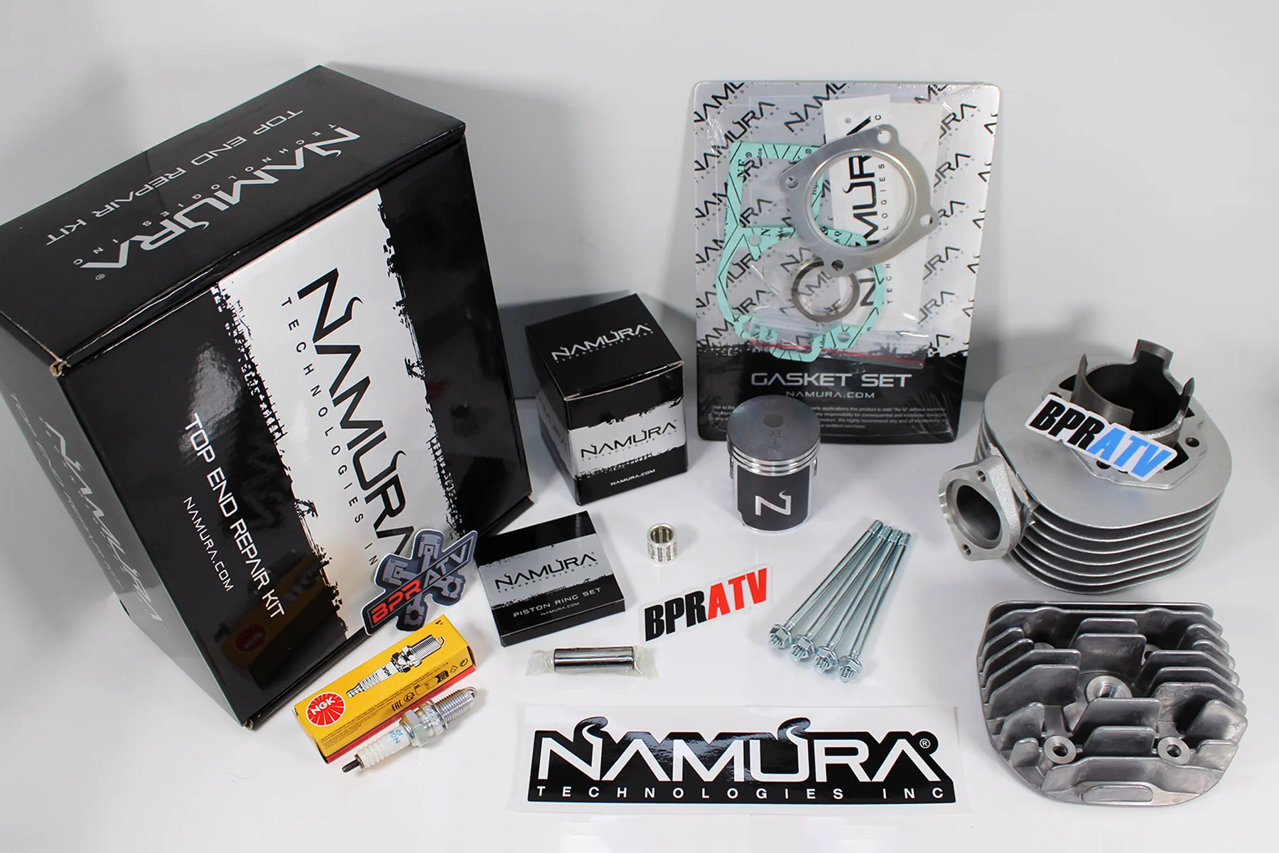 Suzuki LT80 LT 80 Cylinder Kit Top End Rebuild Repair Kit Namura Piston Gaskets - Image 9