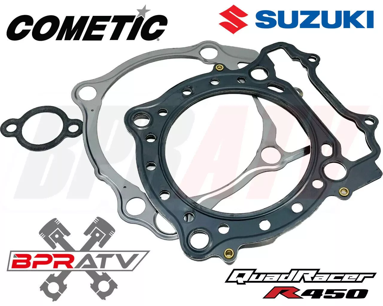 Suzuki LTR450 LT-R 450 98mm 98 mm 474cc Big Bore Cometic Top End Gasket Kit Set - Image 2
