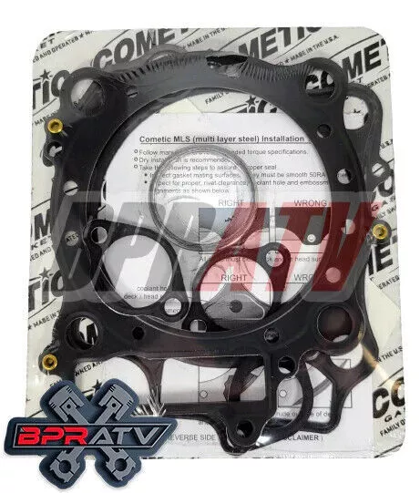 Suzuki LTR450 LT-R 450 98mm 98 mm 474cc Big Bore Cometic Top End Gasket Kit Set - Image 5