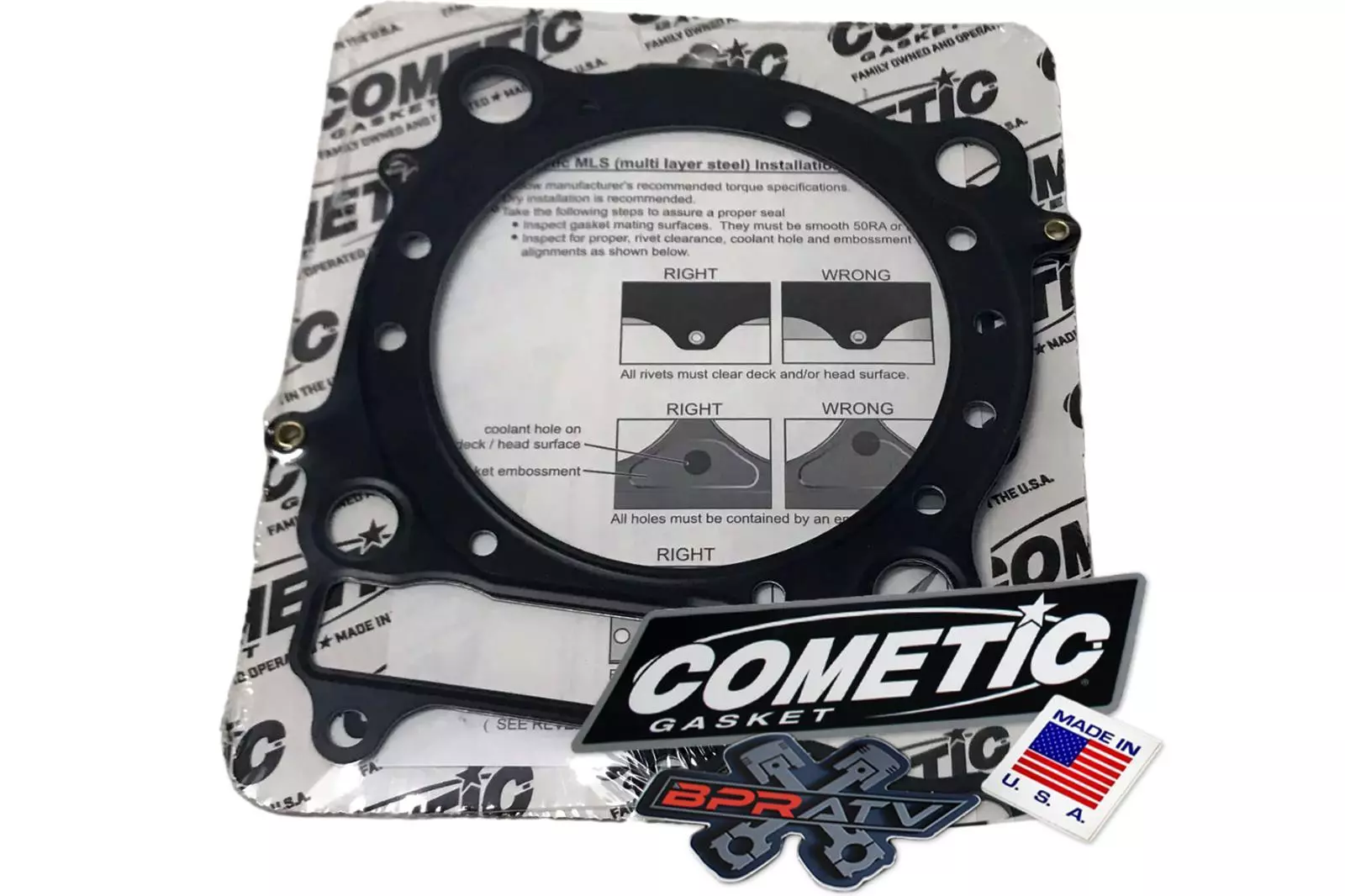 Suzuki LTR450 LT-R 450 98mm 98 mm 474cc Big Bore Cometic Top End Gasket Kit Set - Image 8