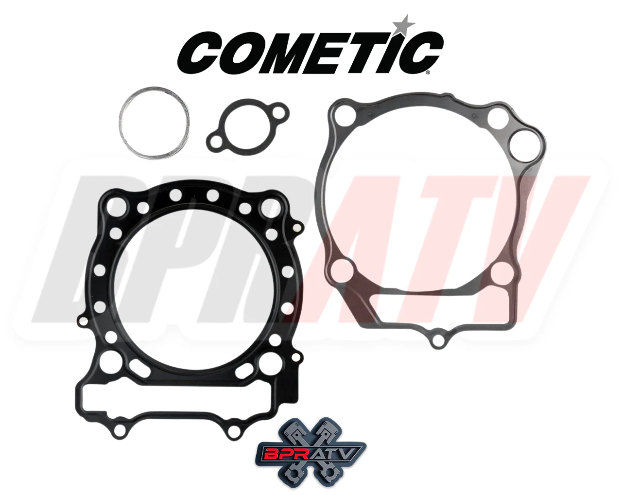 Suzuki LTR450 LTR 450 Heavy Duty Cylinder Head Exhaust Studs Cometic Gaskets Kit - Image 4
