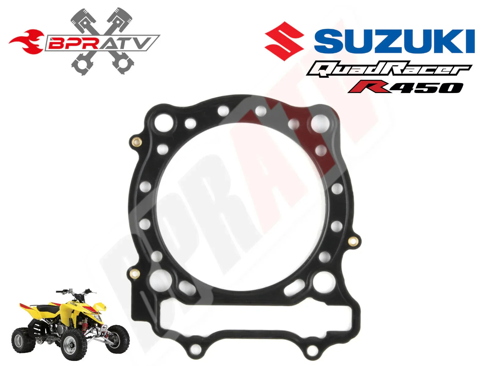 Suzuki LTR450 LTR 95.5mm Stock Bore Wiseco Pump Gas Piston BP Gaskets Stem Seals - Image 8