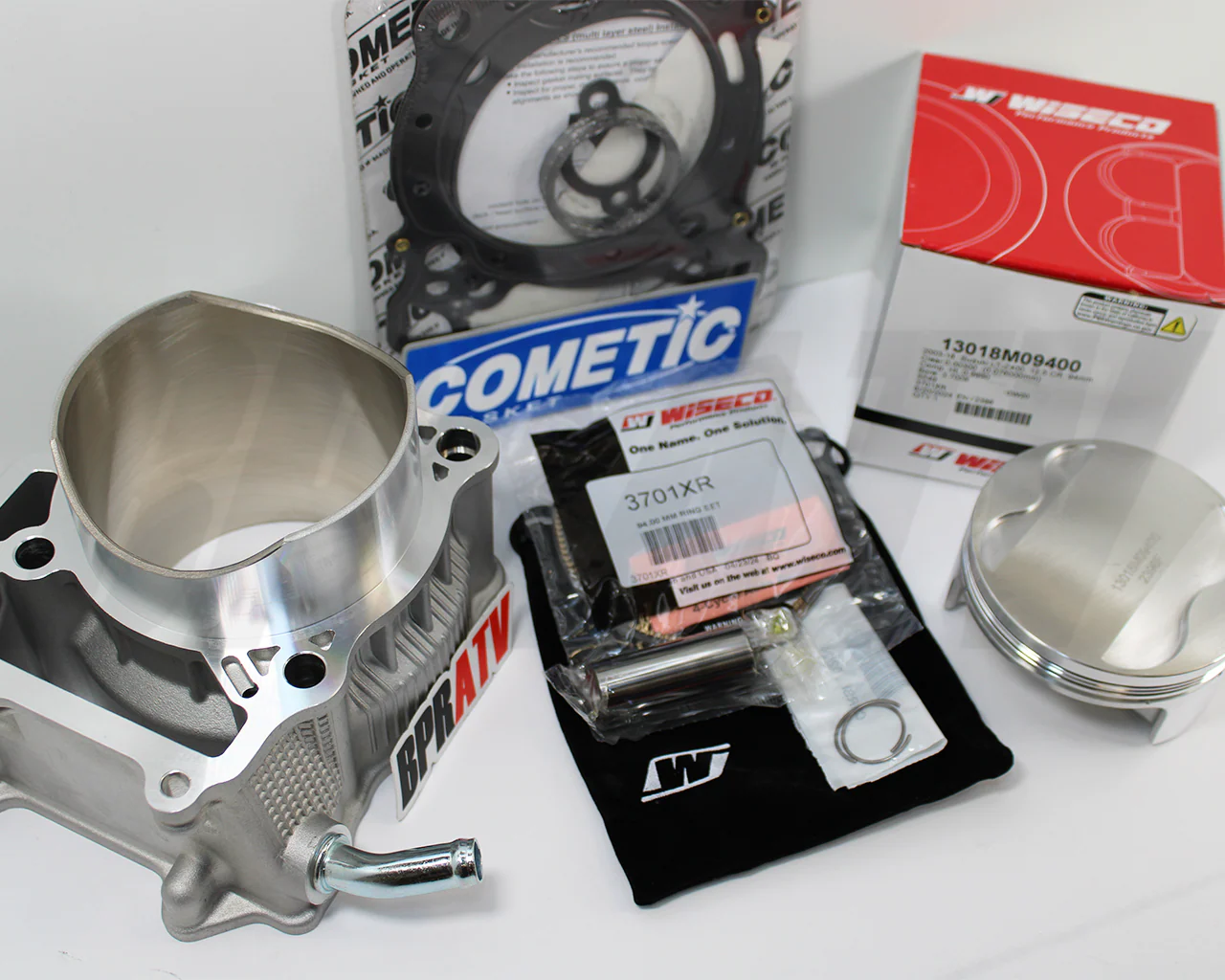 Suzuki LTZ400 LTZ 400 Cylinder Wiseco Piston Gasket Big Bore Top End Rebuild Kit - Image 5