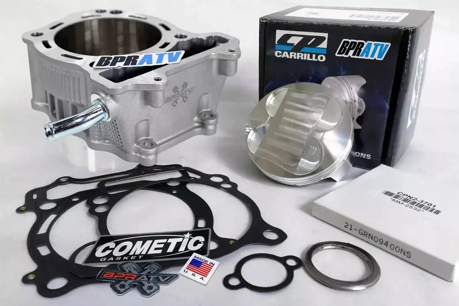 Suzuki LTZ400 LTZ 400 Stock Cylinder 12.5:1 CP Piston Gasket Top End Rebuild Kit - Image 20
