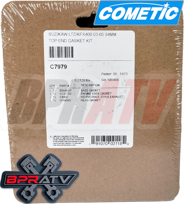 Suzuki LTZ400 LTZ 400 Z400 94mm 434 cc Big Bore Cylinder CP Top End Rebuild Kit - Image 12