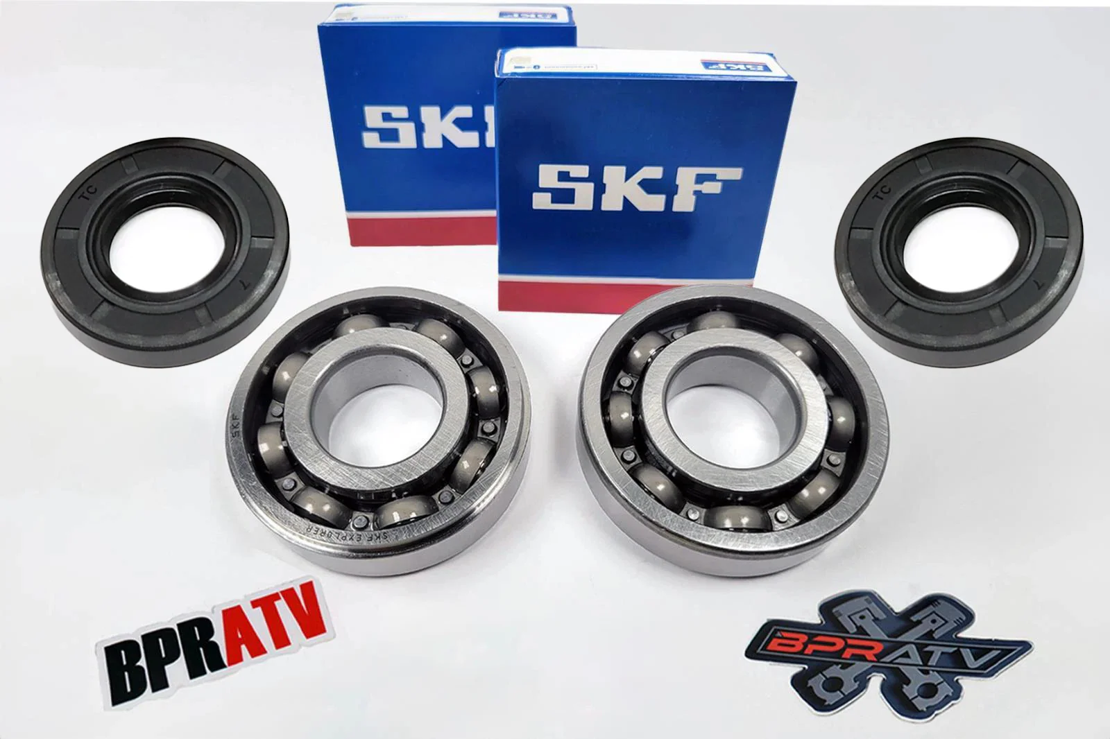 Suzuki RM65 RM 65 SKF OEM Replacement Crankshaft Crank Main Bearings & Seals Kit - Image 12