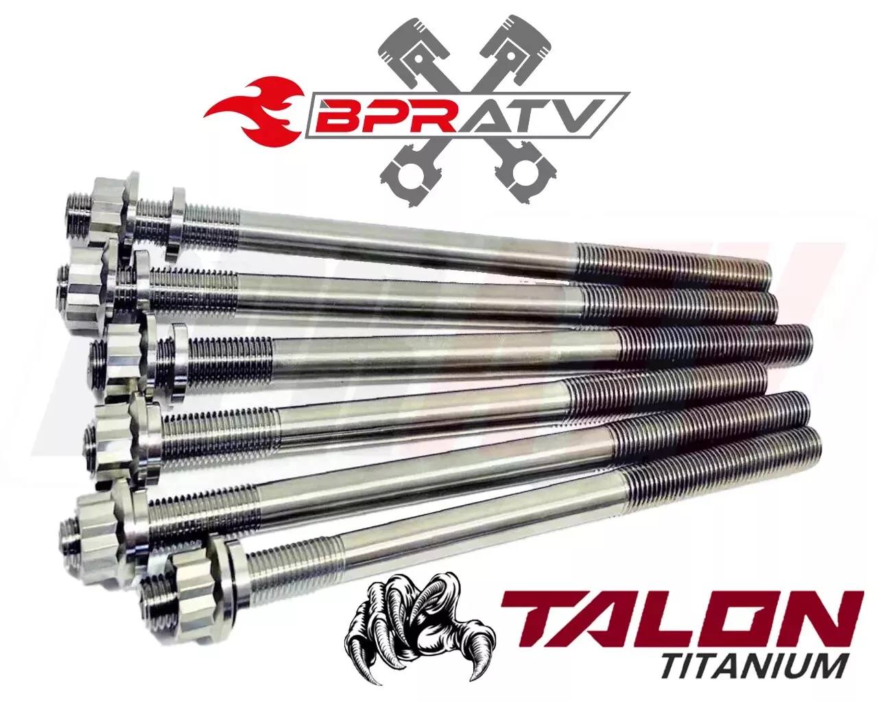 Kawasaki Teryx KRX 1000 KRX 4 1000 BPRATV TITANIUM Cylinder Head Bolts Stud Kit - Image 2