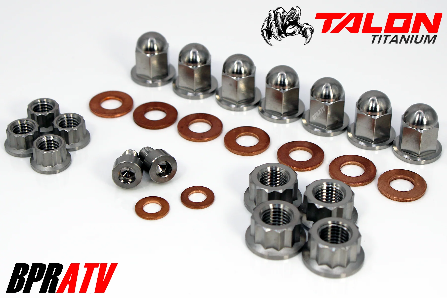 TITANIUM KX85 KX125 KX250 2-Stroke Top End Engine Cylinder Head Cap Nuts Kit Set - Image 3