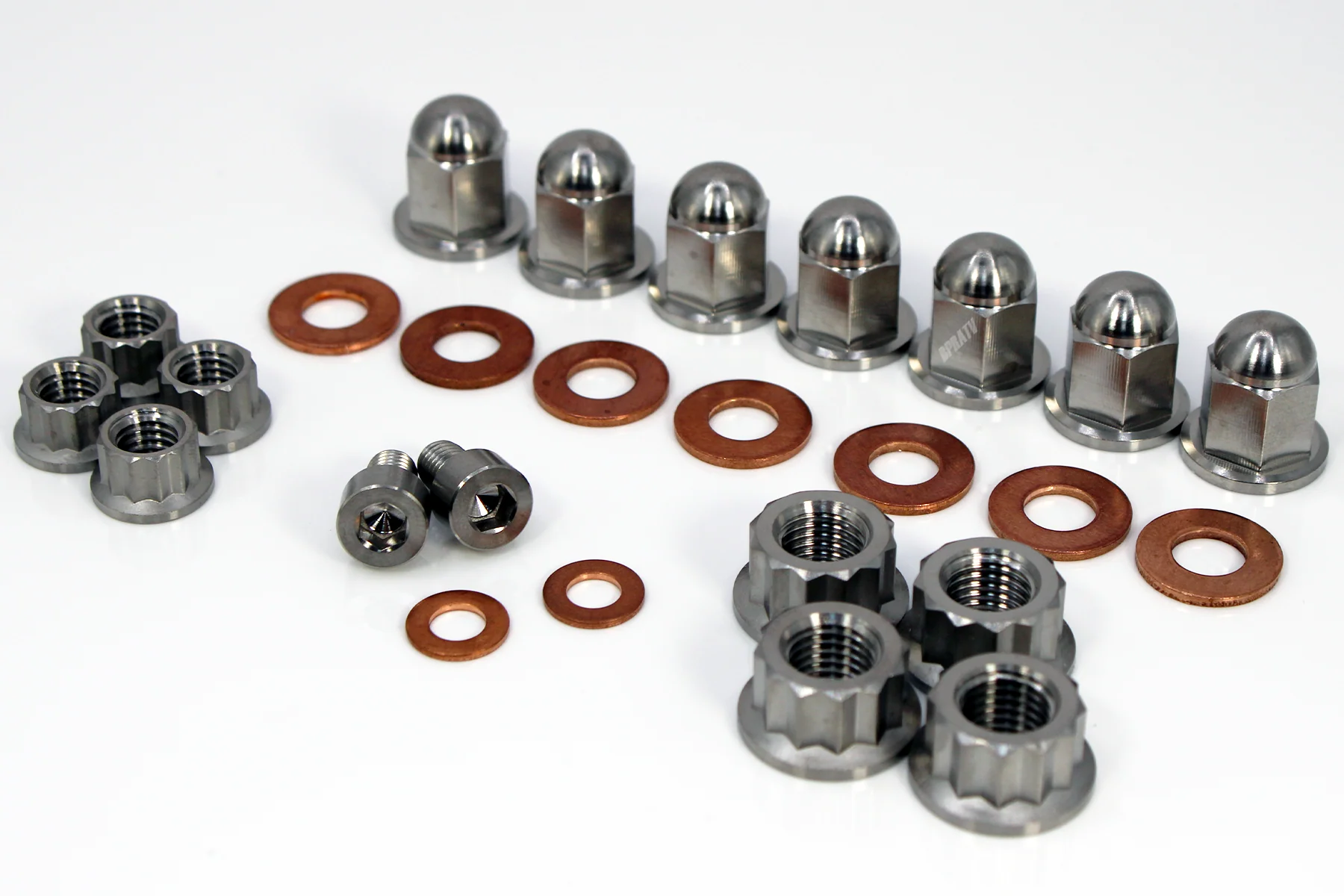 TITANIUM Yamaha YZ125 YZ 125 YZ250 Top End Engine Cylinder Head Cap Nuts Kit Set - Image 12