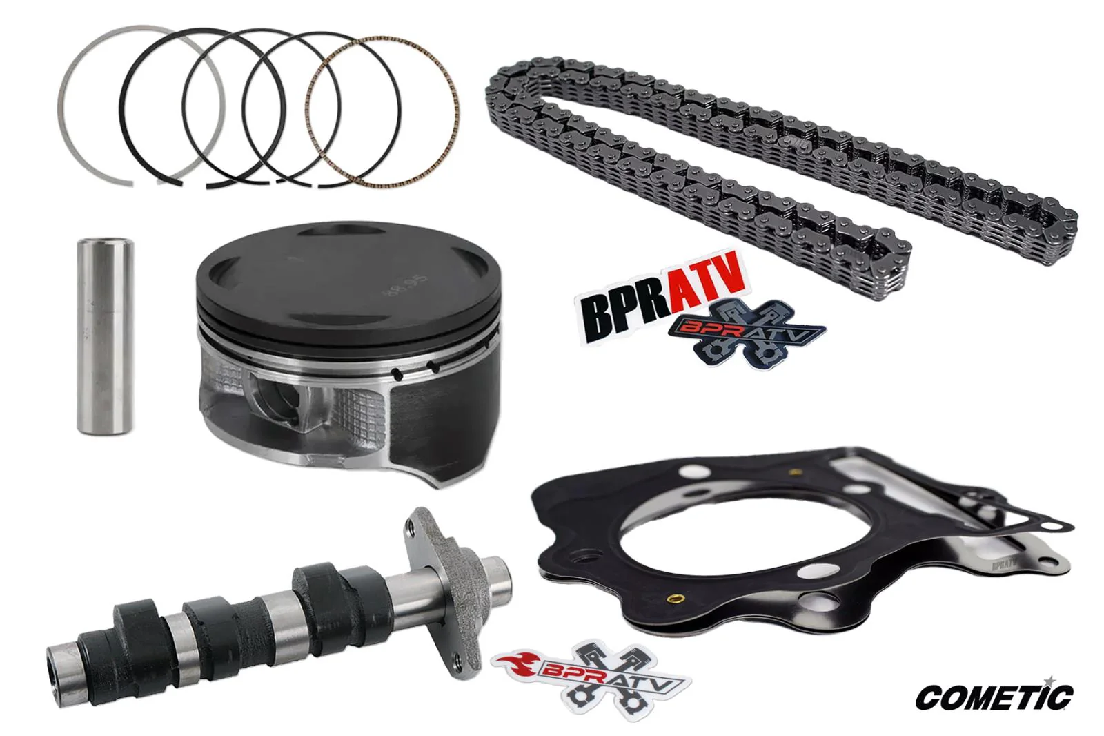 TRX 400EX 400X 440 Big Bore 89mm Cylinder Hi-Performance Cam Top End Rebuild Kit - Image 8