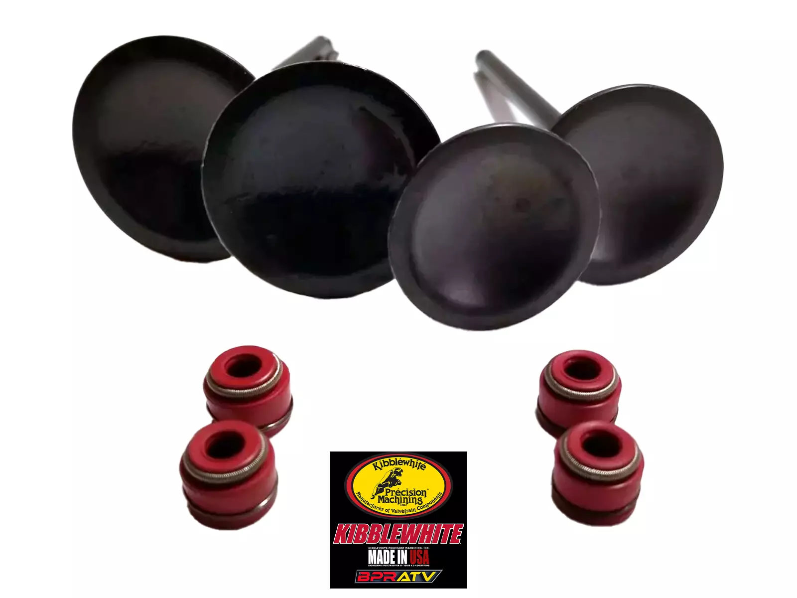 TRX 400EX 400X Kibblewhite Valve Springs Guides Complete Valves Head Rebuild Kit - Image 12