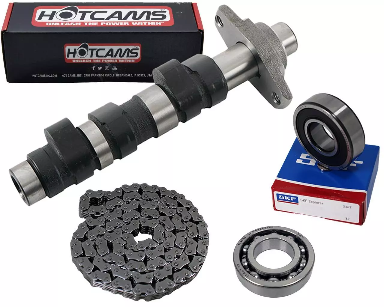 TRX 400EX 400X Stage 1 Hotcam Hot Cams Camshaft Bearings HD Chain Conversion Kit - Image 6