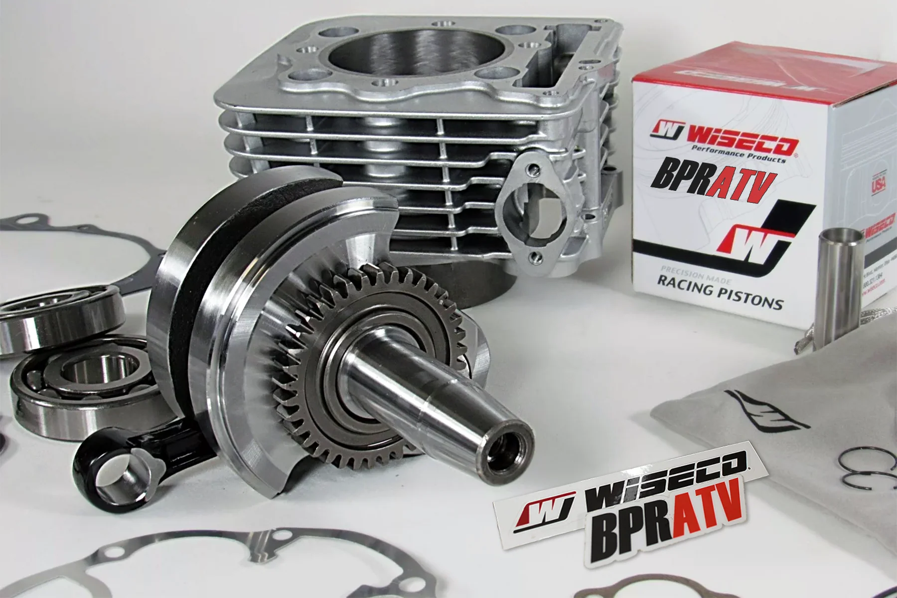 TRX 400EX 88mm +3 Big Bore Cylinder Crank Wiseco Piston Engine Rebuild Kit 99-04 - Image 4