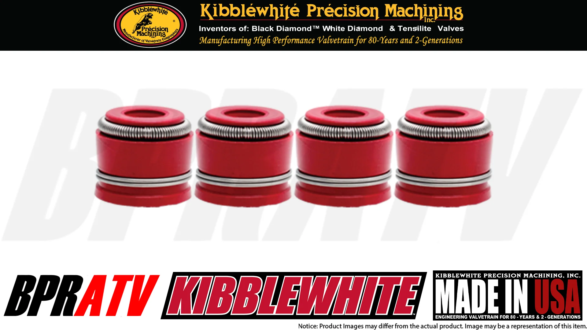 TRX400EX 400EX 400X XR400 Kibblewhite Viton Valve Stem Seals Seal Set of 4 Four - Image 5