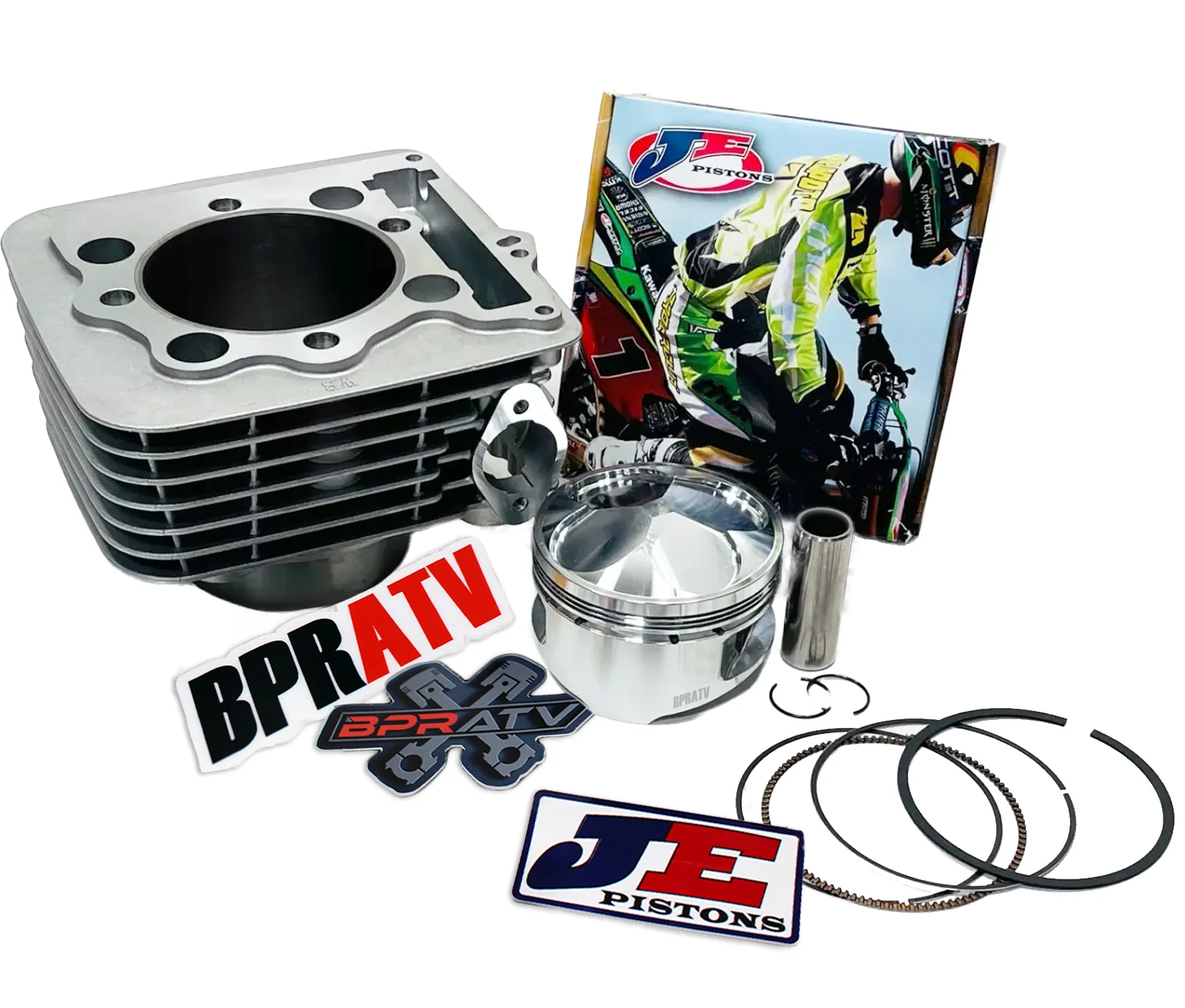 TRX400EX 400X 89mm Big Bore Cylinder 10.8 JE Piston Cometic Top End Rebuild Kit - Image 5