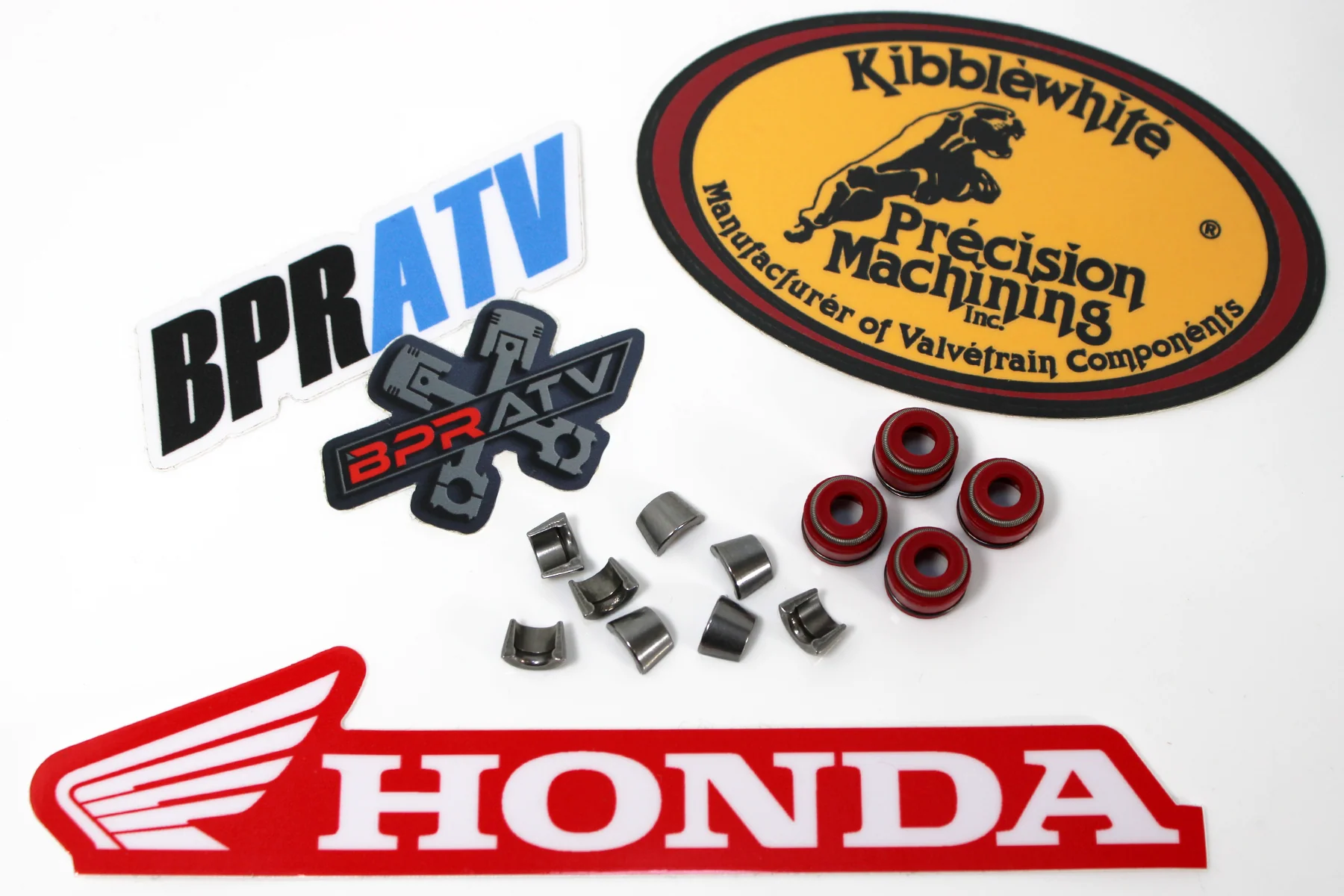 TRX400EX 400X XR400 Honda Valve Keepers Cotters Kit Kibblewhite Viton Stem Seals - Image 18