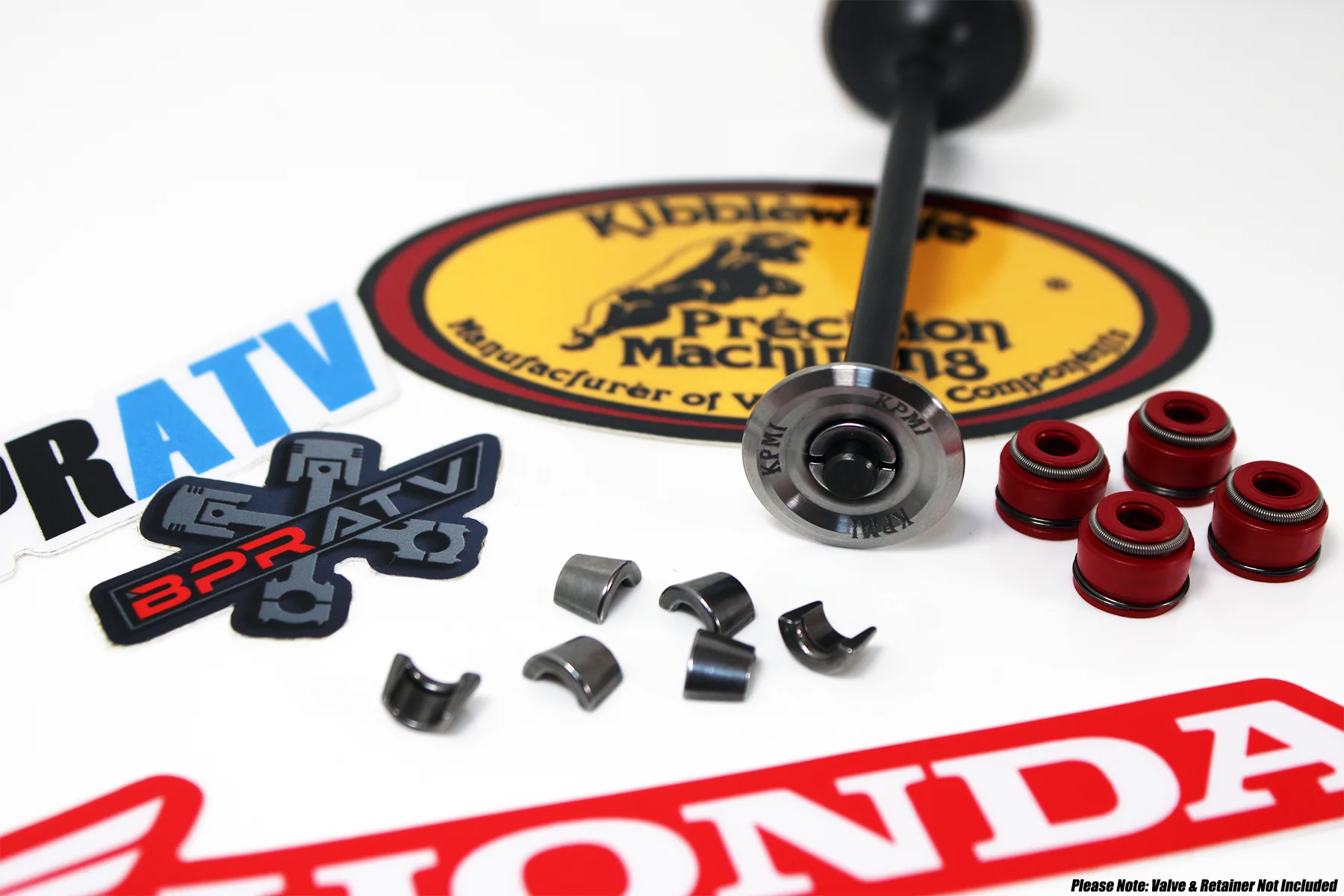 TRX400EX 400X XR400 Honda Valve Keepers Cotters Kit Kibblewhite Viton Stem Seals - Image 2