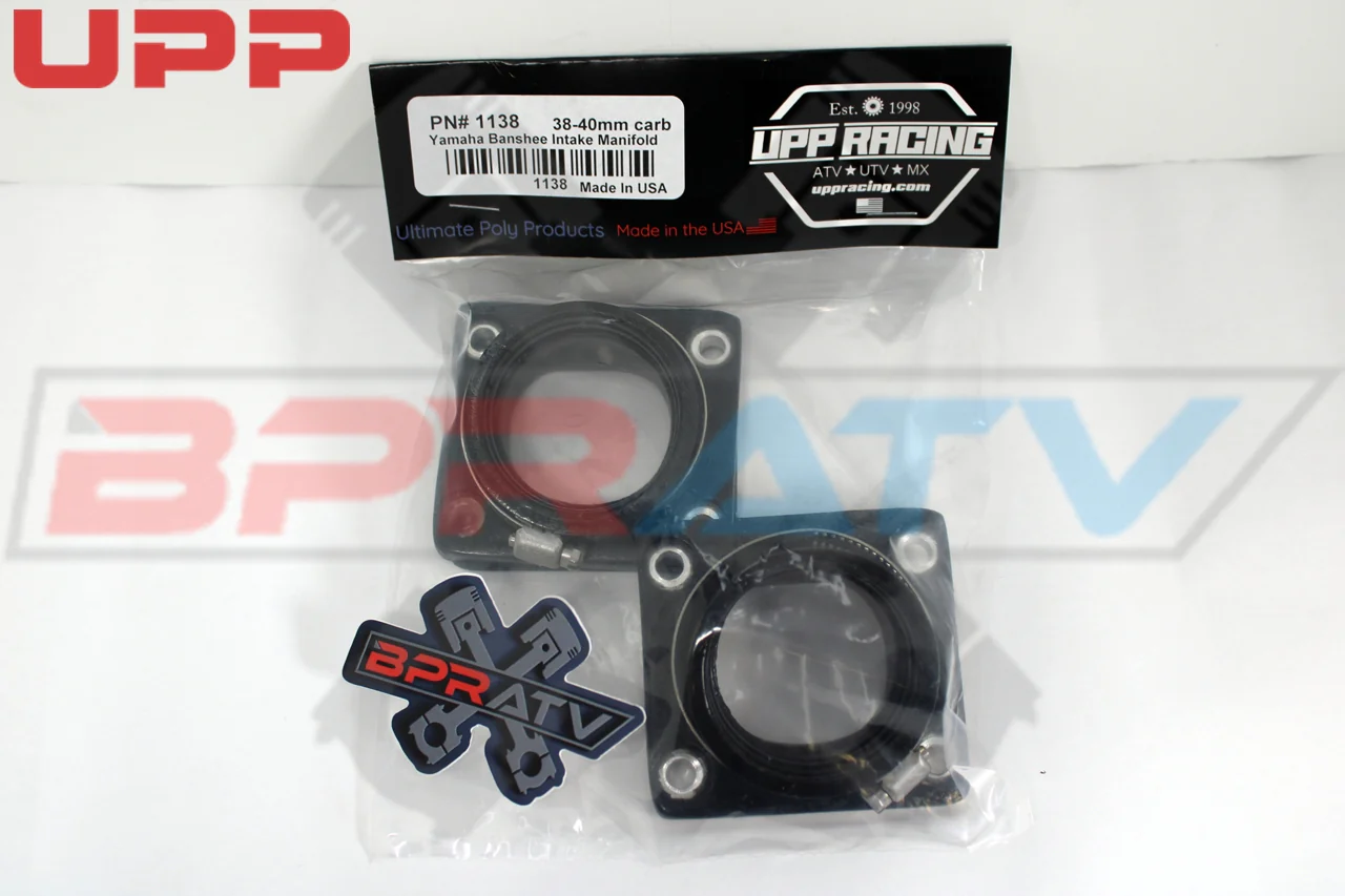 Yamaha Banshee UPP Intake Boots 38-40mm #1138 31K-13565-01 Lectron PWK USA Made! - Image 3