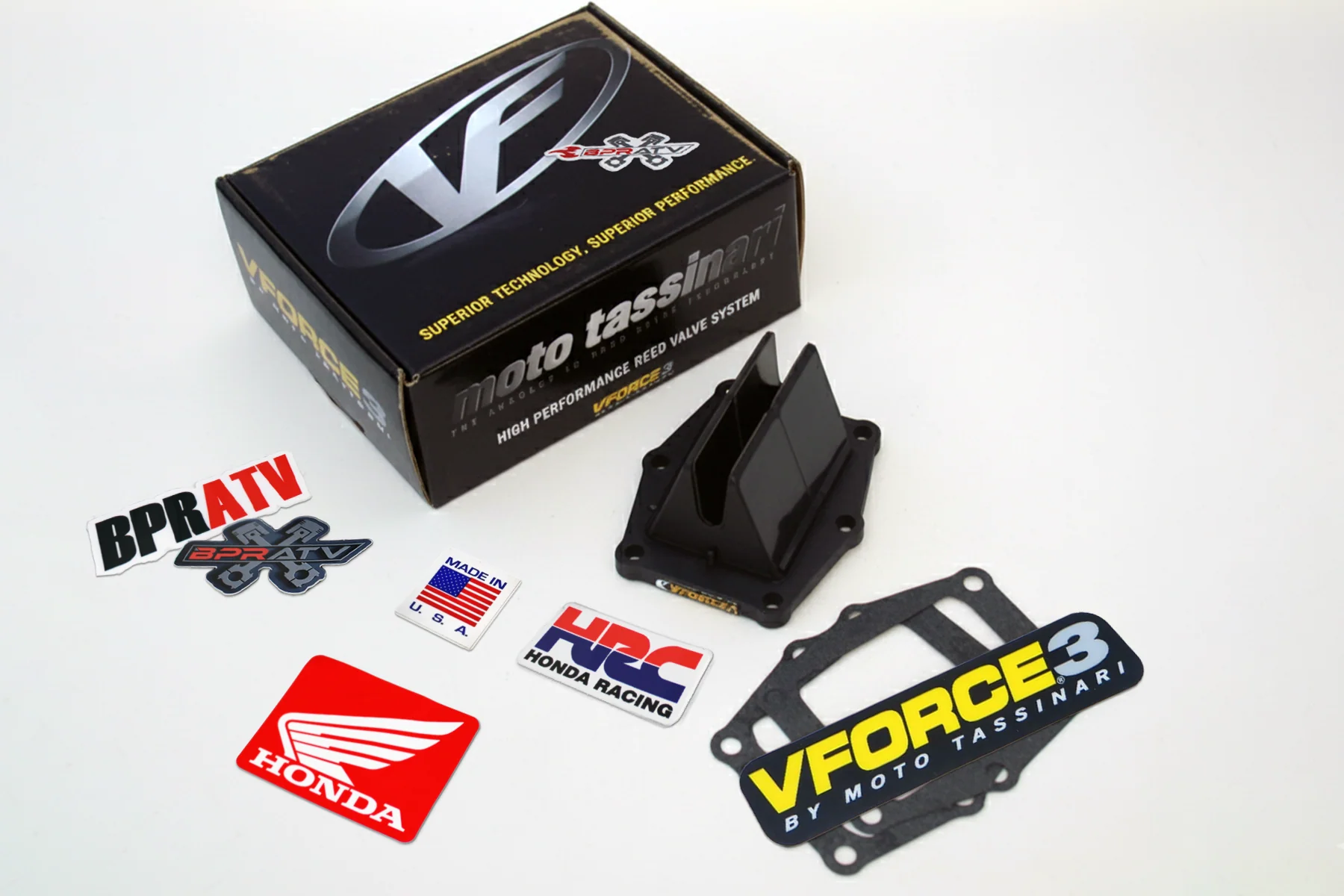 VForce 3 Reed Valve System V305B Honda TRX250R ATC250R FL400R FL350R Genuine USA - Image 3