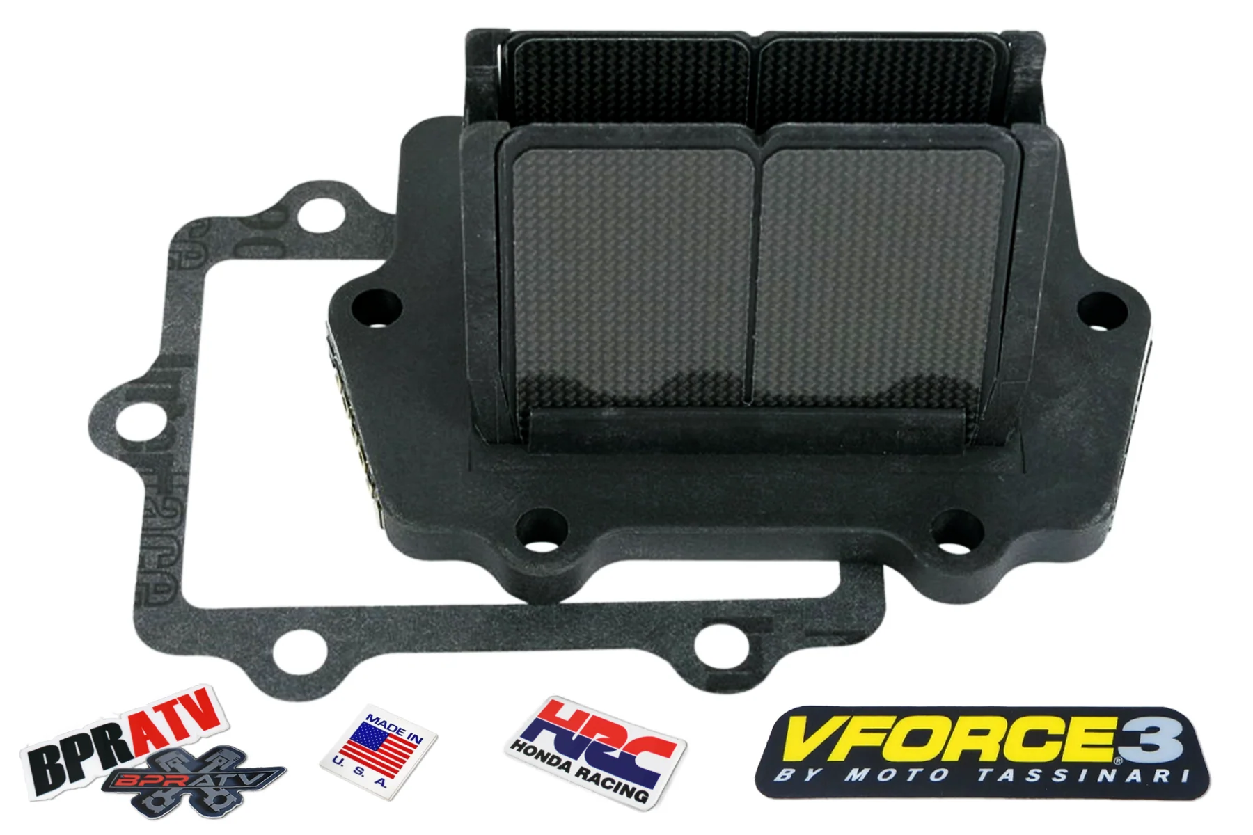 VForce 3 Reed Valve System V305B Honda TRX250R ATC250R FL400R FL350R Genuine USA - Image 4