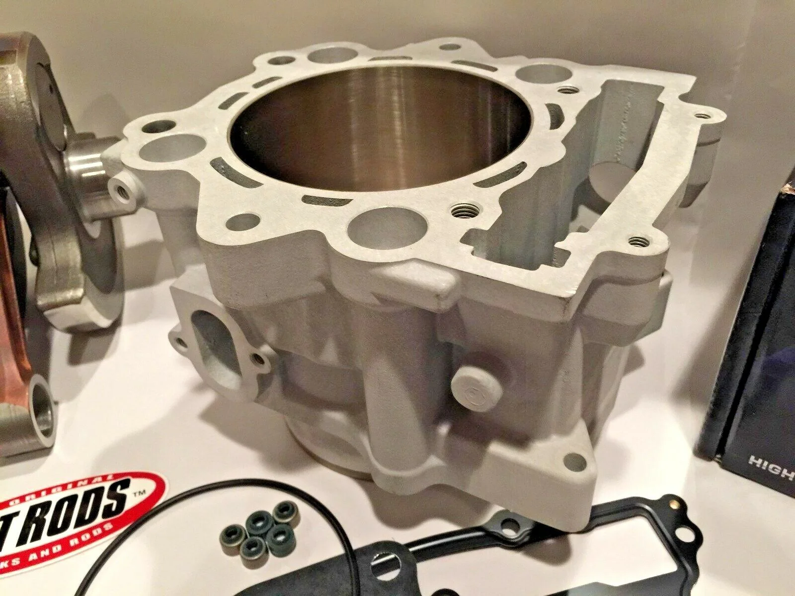 Viking 700 Crankcases Cases Rebuild Kit Complete Top Bottom End Motor Engine Kit - Image 10