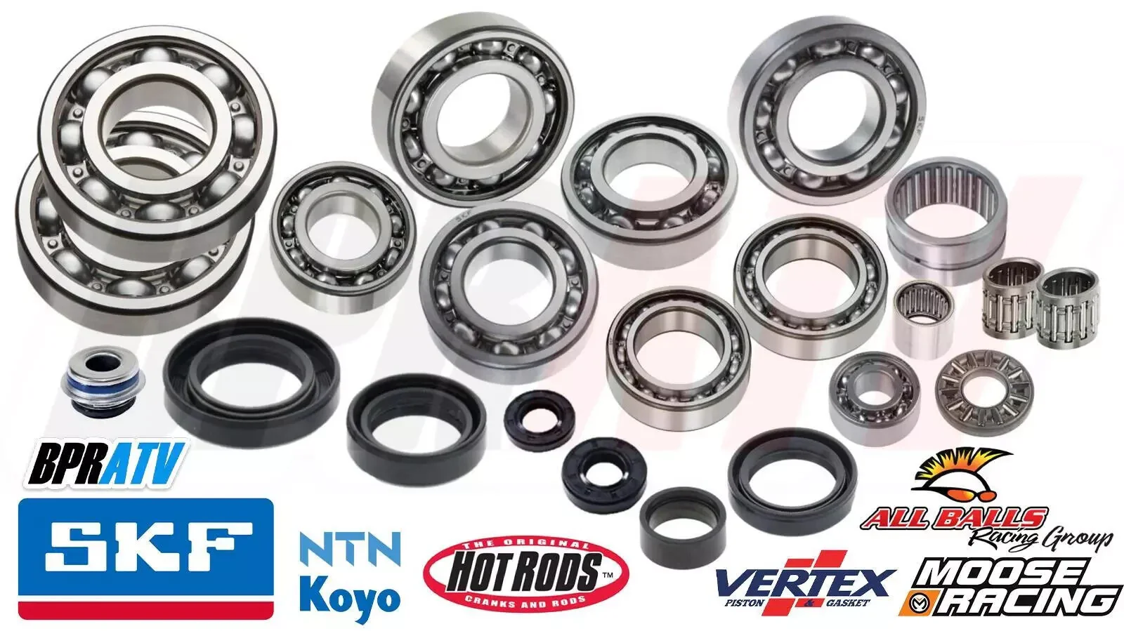 Viking 700 Transmission Crank Motor Bearings Bottom End Motor Engine Bearing Kit - Image 11