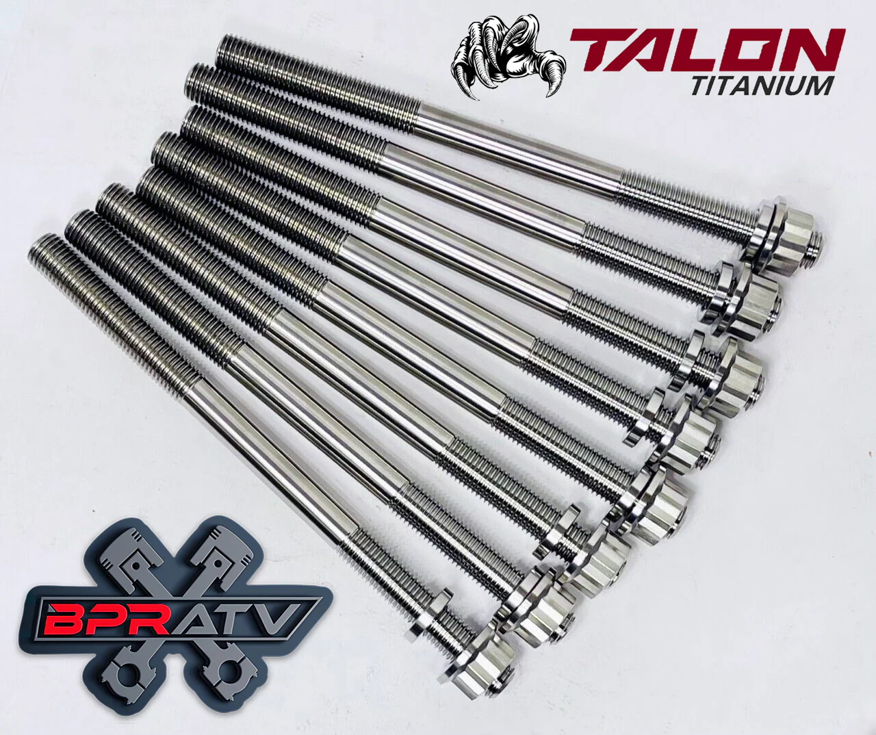 Wildcat 1000 4X Turbo Cylinder Bolts Head Studs Titanium Cylinder Head Stud Kit - Image 5