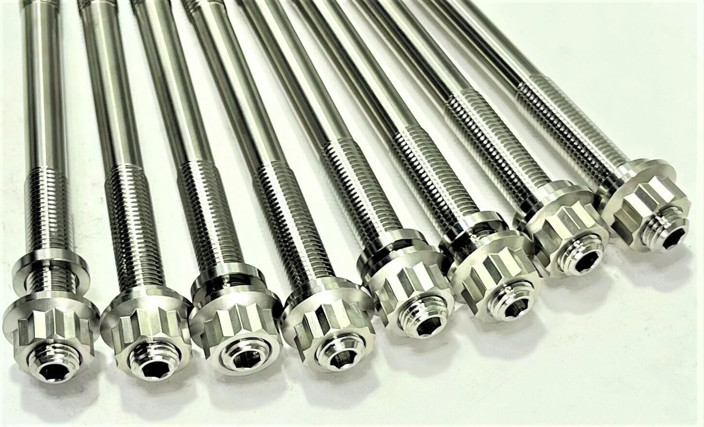 Wildcat Trail Sport XT Ti Cylinder Head Studs Titanium Heavy Duty Stud Kit Set - Image 3