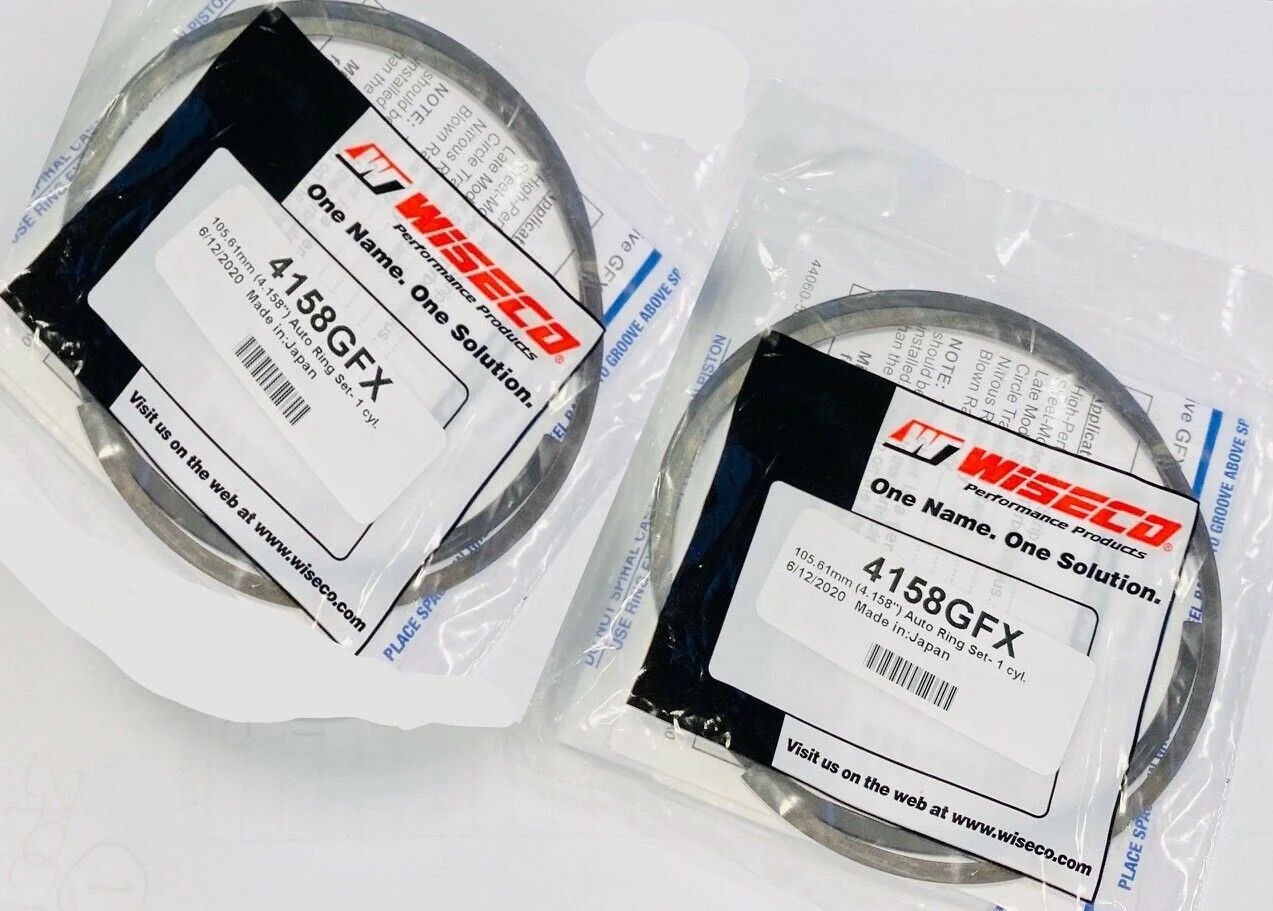 RZR Sportsman 800 Wiseco Piston Rings 80mm Stock Bore Ring Set Pair Only 8000XX