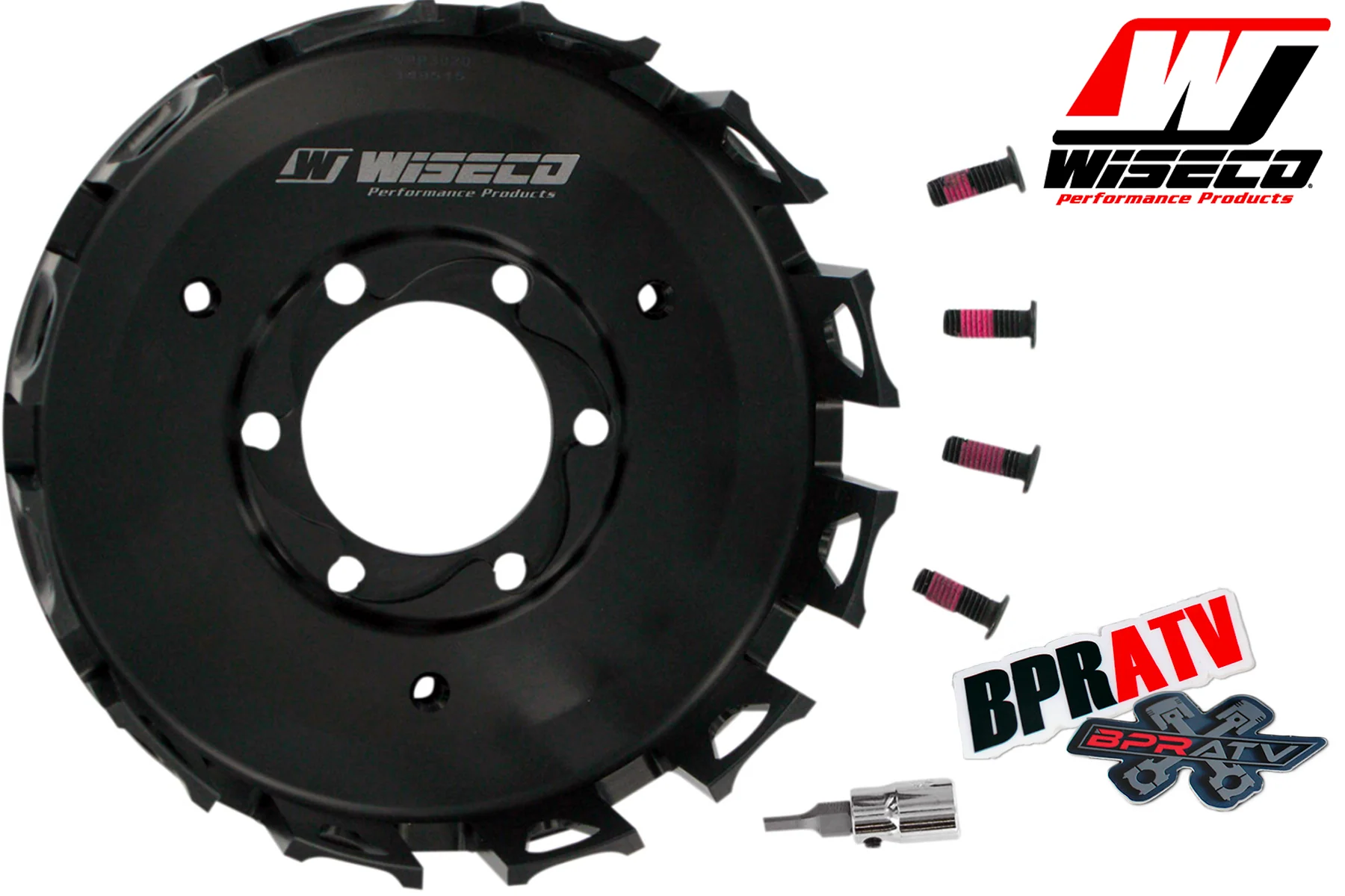 Wiseco Forged Clutch Basket Polaris Predator 500 Outlaw & Clutch Kit OEM Upgrade - Image 6