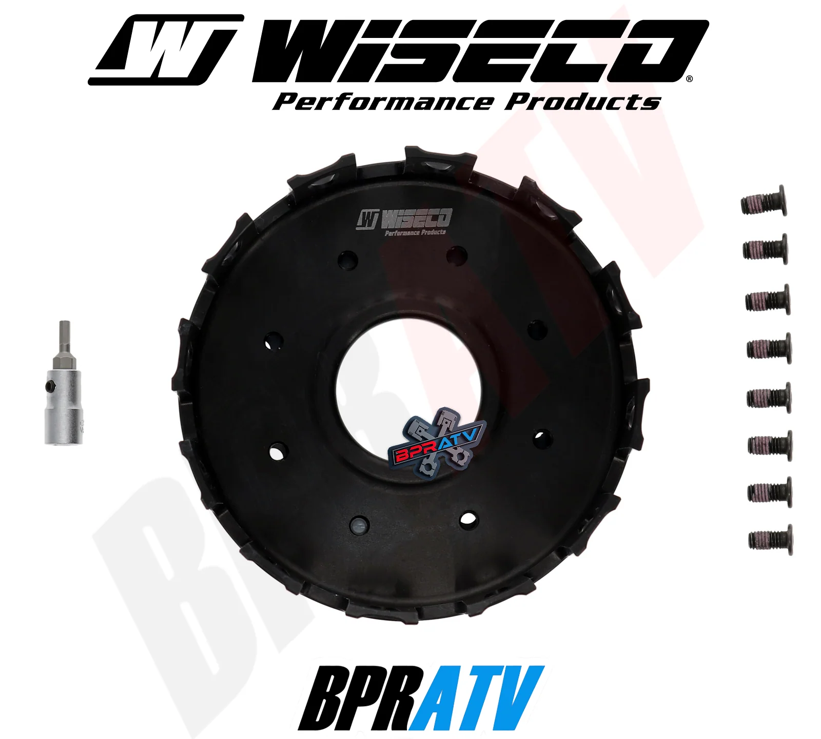 Honda TRX450R TRX 450R TRX450ER Wiseco Heavy Duty Forged Clutch Basket & O-Ring - Image 2