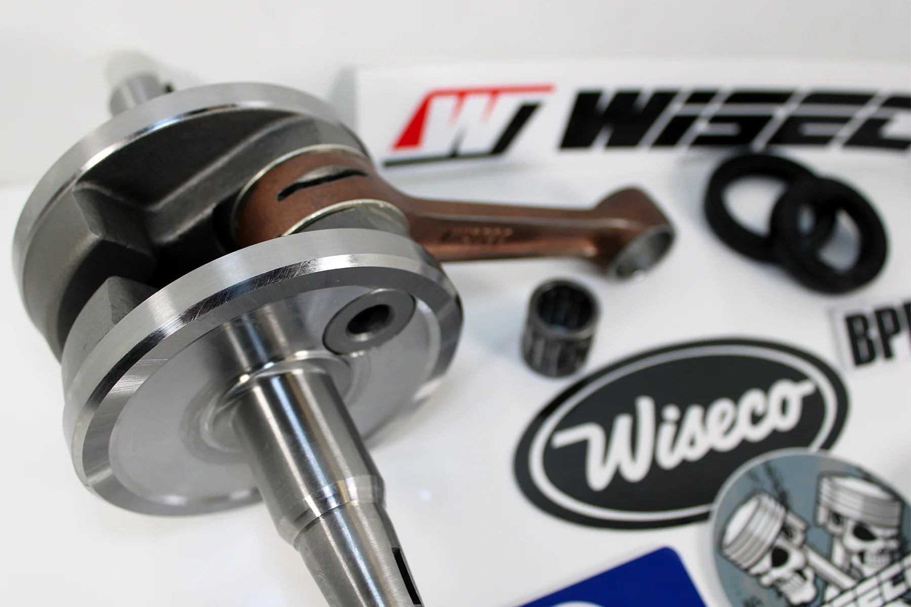 Wiseco HD Crankshaft Kit Blaster 200 SKF Bearings Seals Rebuild OEM Replacement - Image 11