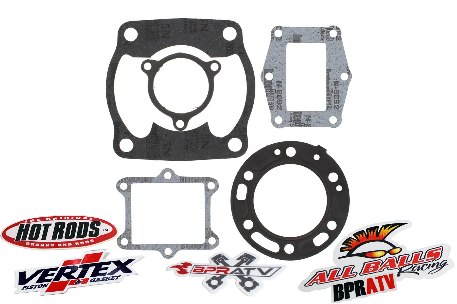Wiseco Top End Rebuild Kit Honda ATC250R TRX250R 66.25mm Piston Bearing Gaskets - Image 18