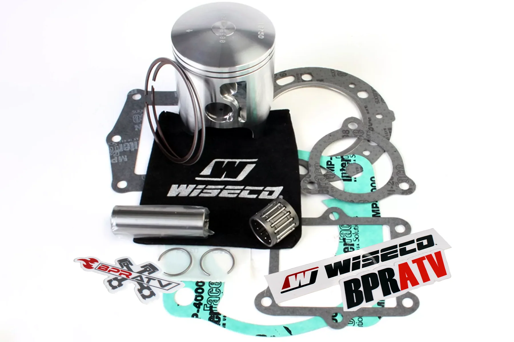 Wiseco Top End Rebuild Kit Honda ATC250R TRX250R 66.50mm Piston Bearing Gaskets - Image 10