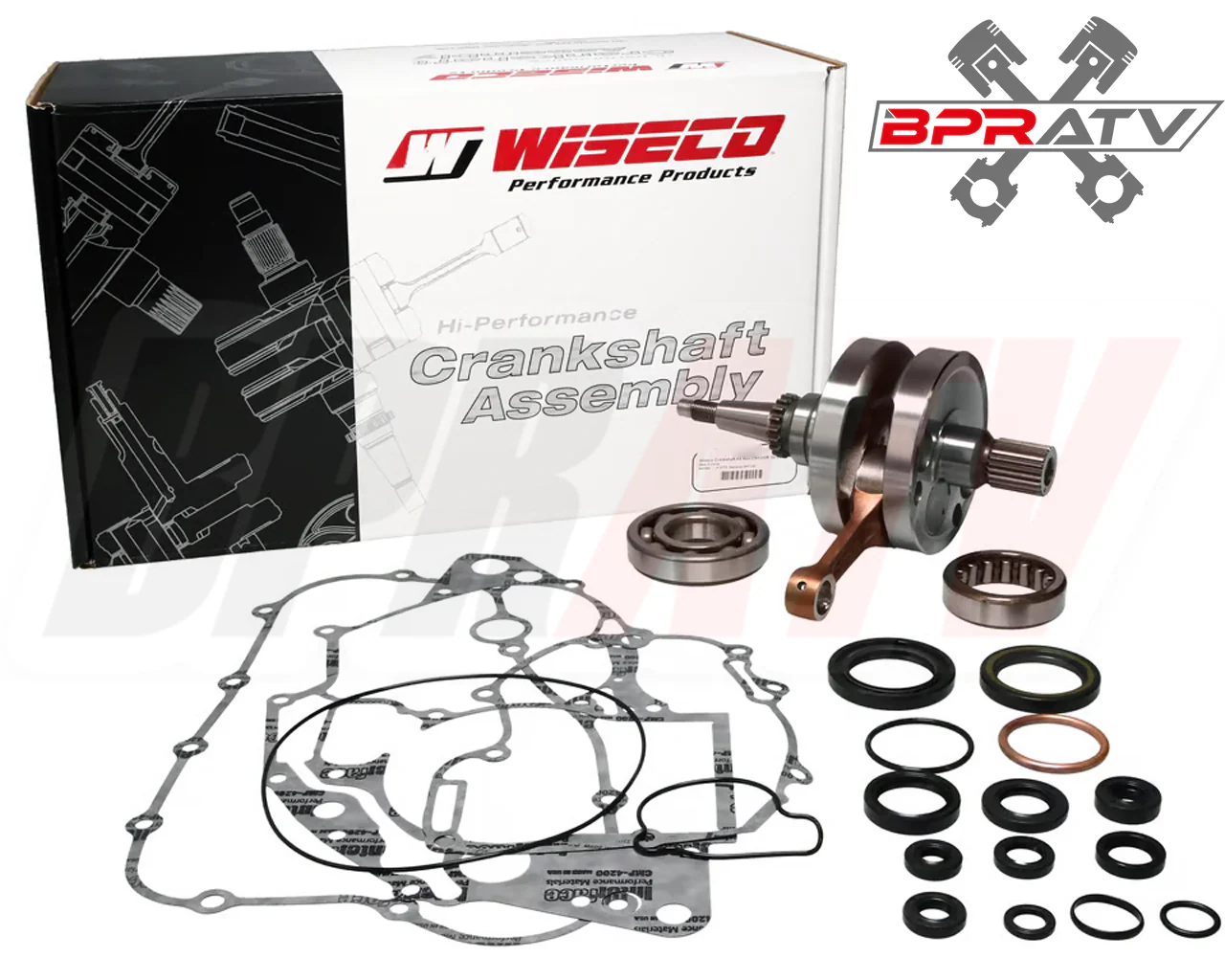 Yamaha YFZ450 YFZ 450 95mm Stock Wiseco Piston & Crank Motor Engine Rebuild Kit - Image 18